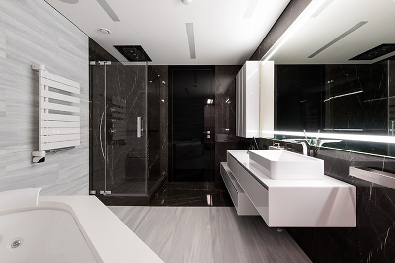 Black and White Interior Apartment
