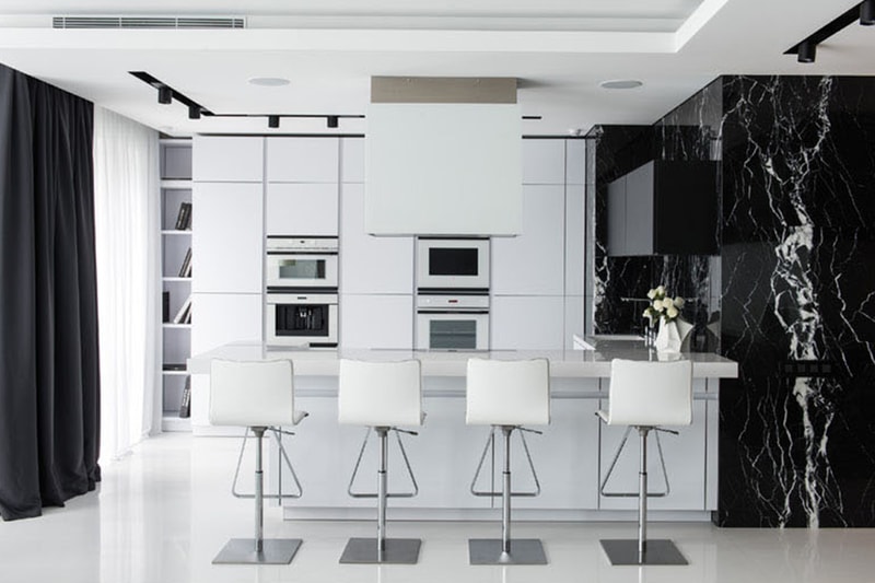 Black and White Interior Apartment