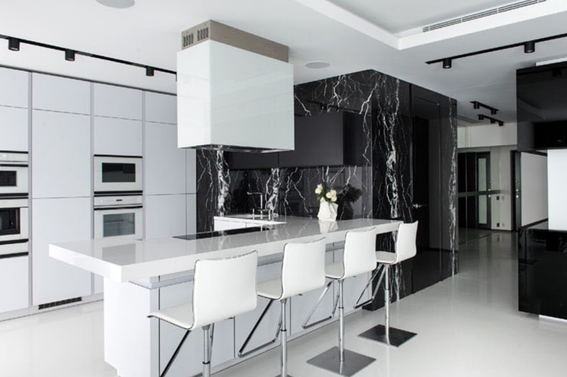 Black and White Interior Apartment