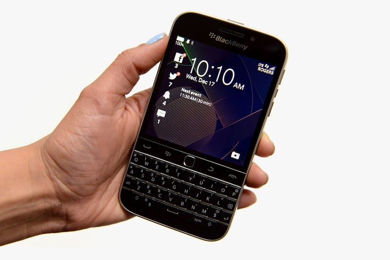BlackBerry Is Getting Rid of Its Classic Smartphone