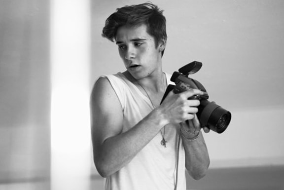 See Brooklyn Beckham's Much-Debated Burberry Brit Campaign