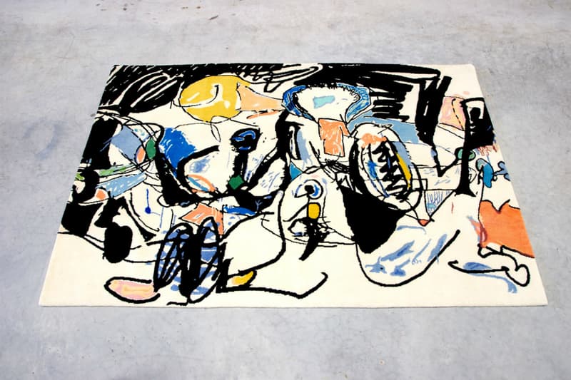 Case Studyo x Eddie Martinez Collaboration 'UNTITLED' Translates Painting Onto Rug