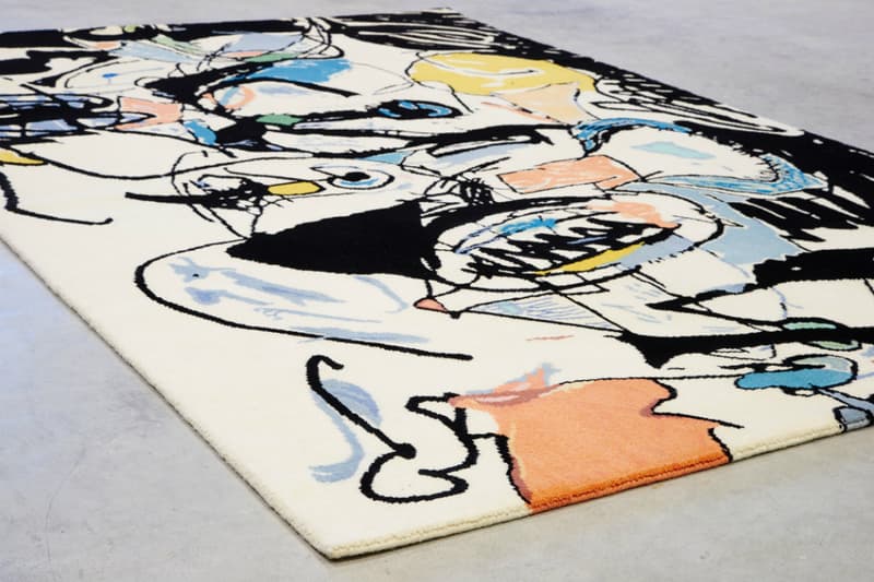 Case Studyo x Eddie Martinez Collaboration 'UNTITLED' Translates Painting Onto Rug