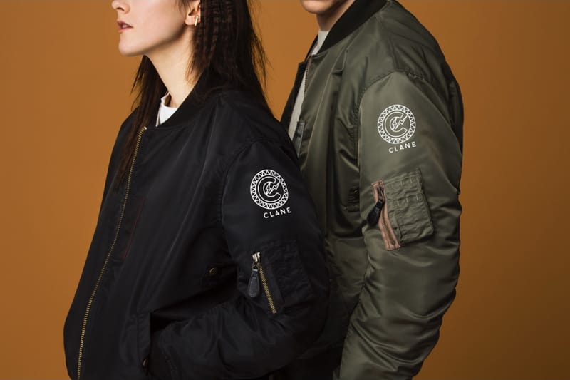CLANE & fragment design Revisit the Iconic B-15 Flight Jacket