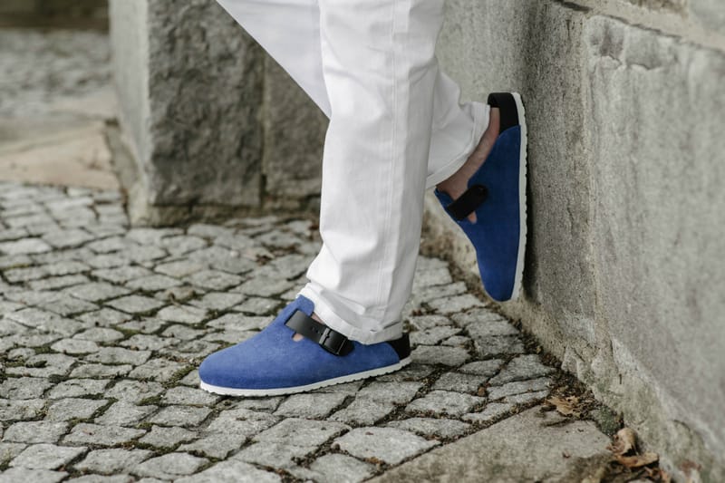 royal blue birkenstocks