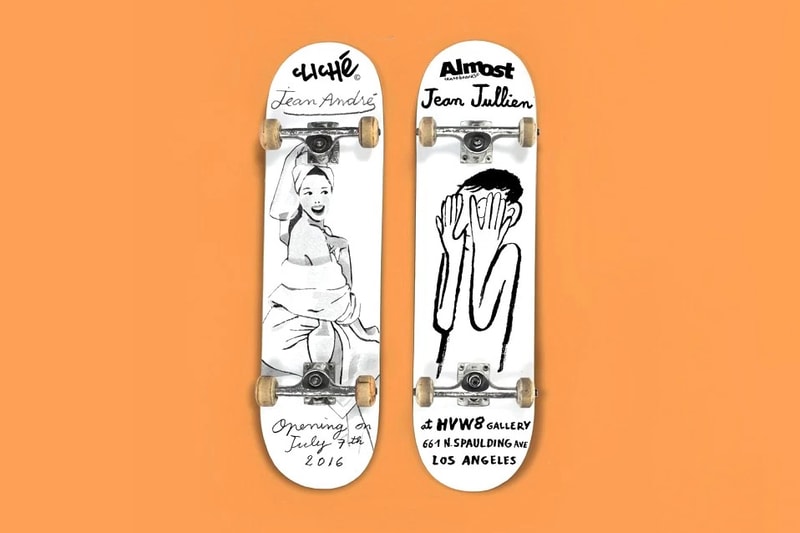 DUET Art and Skateboarding Show with Jean Jullien and Jean Andre