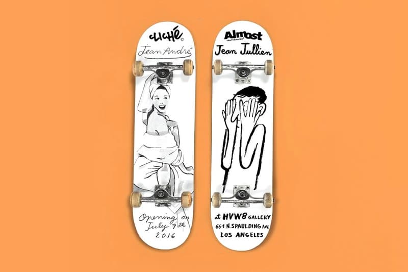 DUET Art and Skateboarding Show with Jean Jullien and Jean Andre