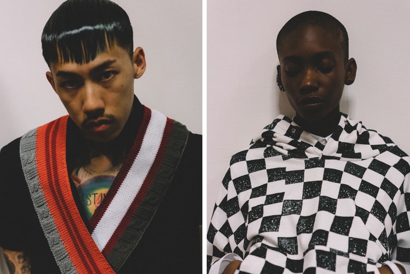 Backstage at FACETASM's 2017 Spring/Summer Paris Show