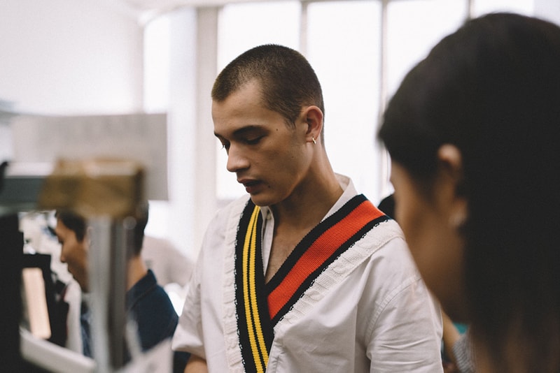 Backstage at FACETASM's 2017 Spring/Summer Paris Show