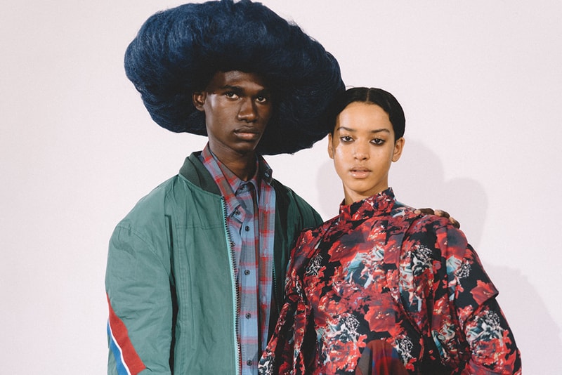 Backstage at FACETASM's 2017 Spring/Summer Paris Show