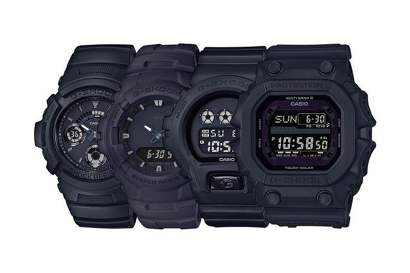 G-Shock Japan "Basic Black" Watch Series