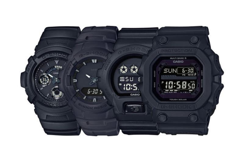 G Shock Japan Basic Black Watch Series Hypebeast