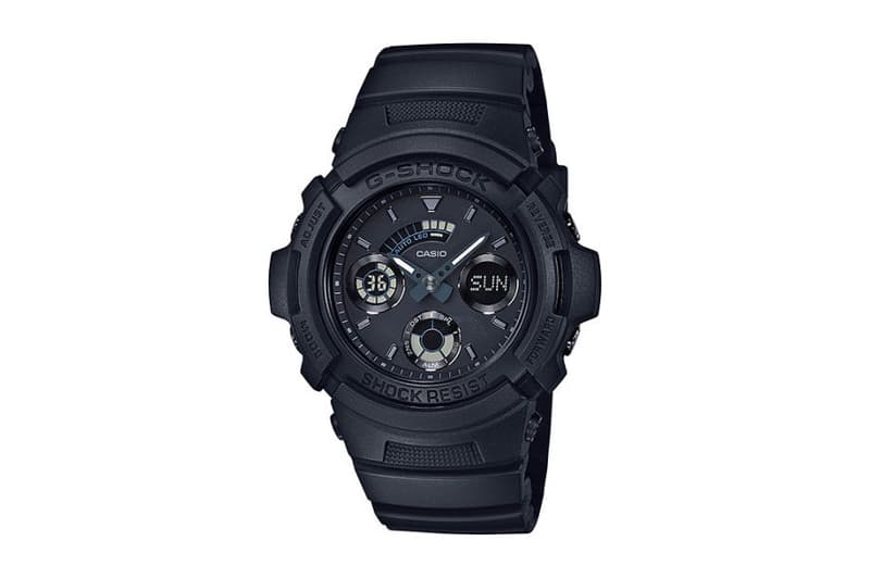 G Shock Japan Basic Black Watch Series Hypebeast