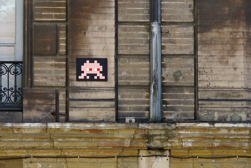 Invader Streets of Talouse France