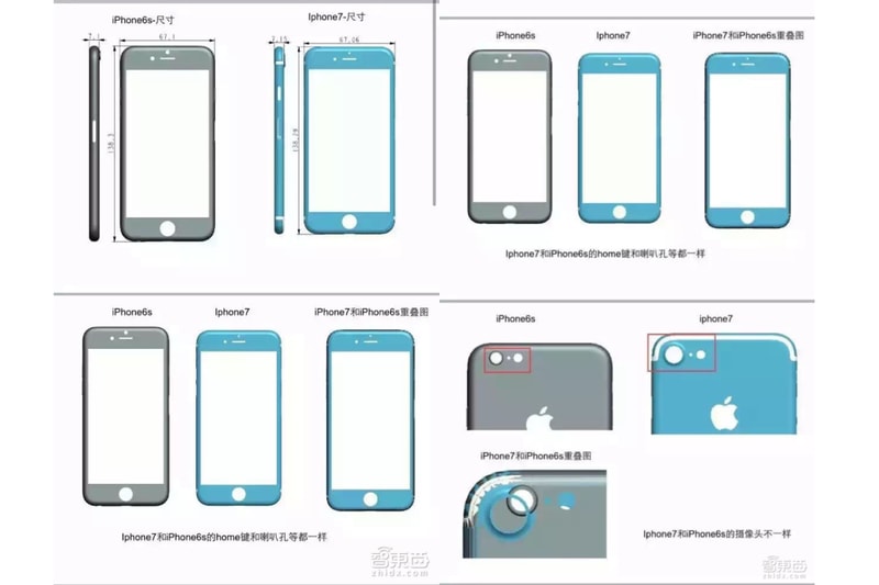 More Apple iPhone 7 Leaked Images Shows Shorter Phone