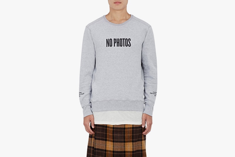 Barneys x Justin Bieber Purpose Tour Merch Pre-Order