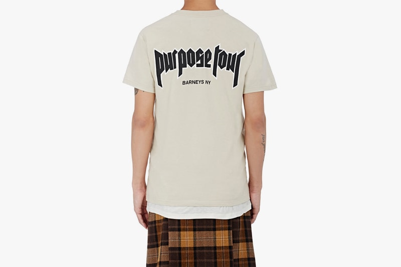 Barneys x Justin Bieber Purpose Tour Merch Pre-Order
