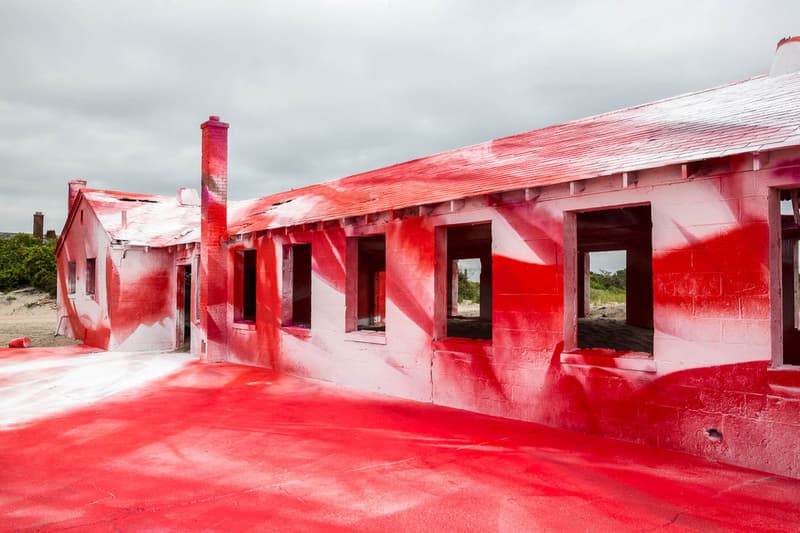 Katharina Grosse's "Rockaway!" Installation