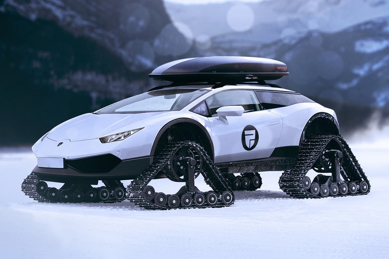 Lamborghini Huracan Snowmobile Luxury Winter Travels