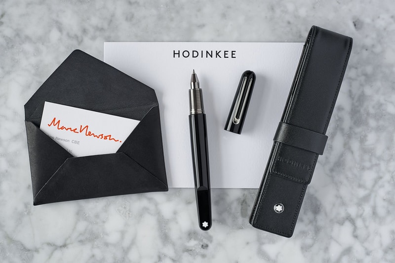 Marc Newson x Montblanc M Rollerball Pen for HODINKEE