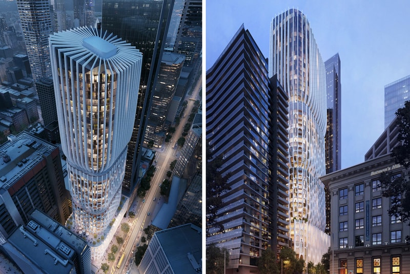 Zaha Hadid Stacked Vase Tower Melbourne Images
