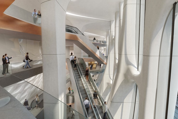 Zaha Hadid Stacked Vase Tower Melbourne Images