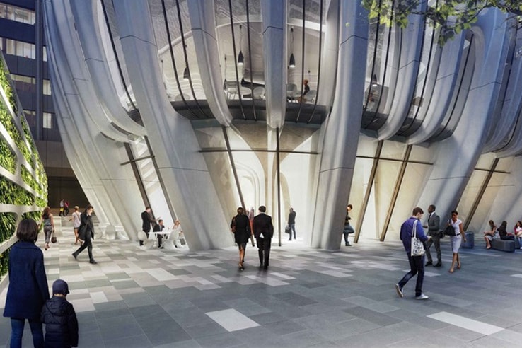 Zaha Hadid Stacked Vase Tower Melbourne Images