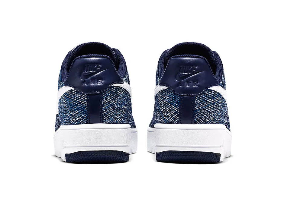 nike air force 1 flyknit navy