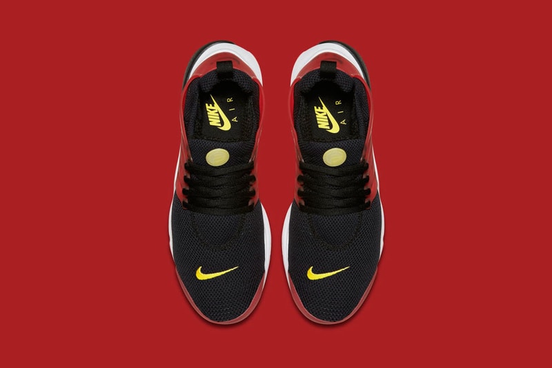Nike Air Presto Black and Red Sneaker