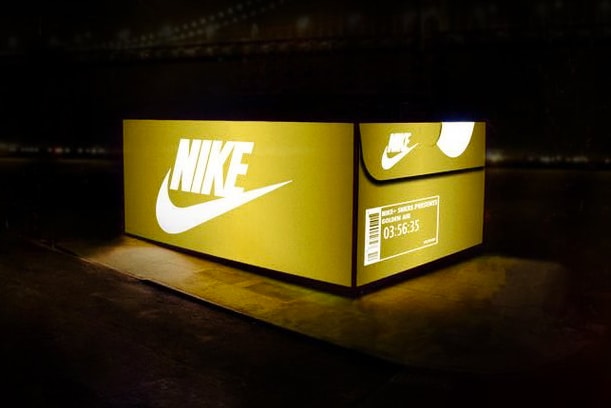 Nike's Giant SNKRS Box Pops-Up in San Francisco