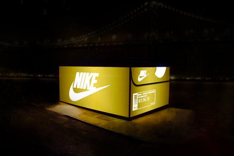 Giant Nike SNKRS Box Pops Up in San Francisco