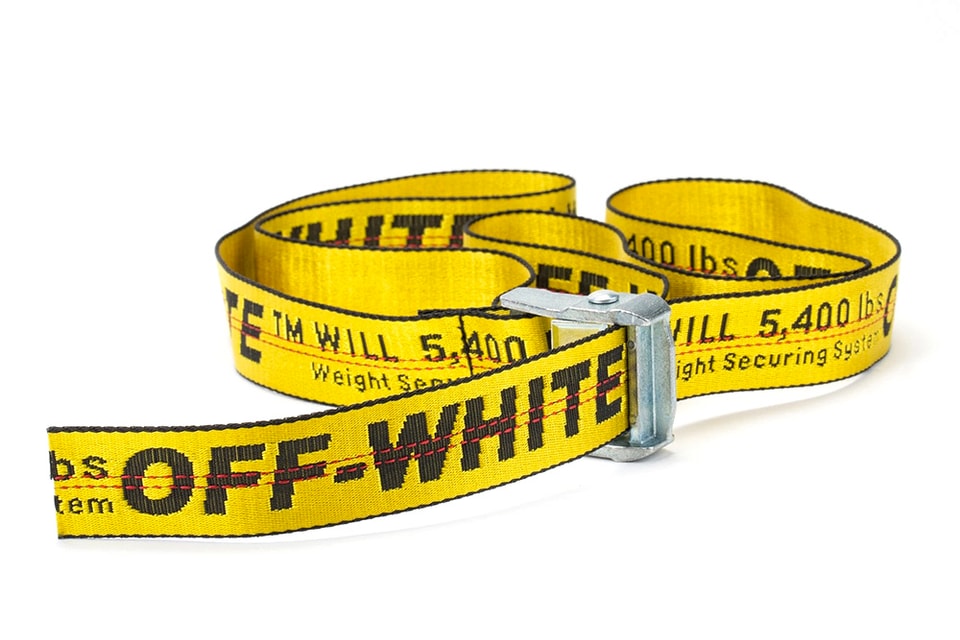WHITE Yellow Industrial Belt HYPEBEAST