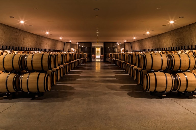 Phillipe Starck Wine Cellar for Chateau Les Carmes Haut-Brion