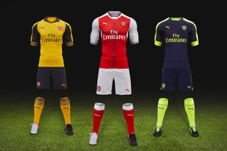 Despido siguiente doloroso PUMA Debuts Arsenal's New Away and Third Kits | Hypebeast