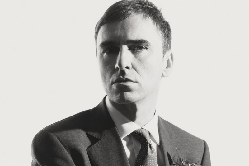 Raf Simons Interview With The Wall Street Journal