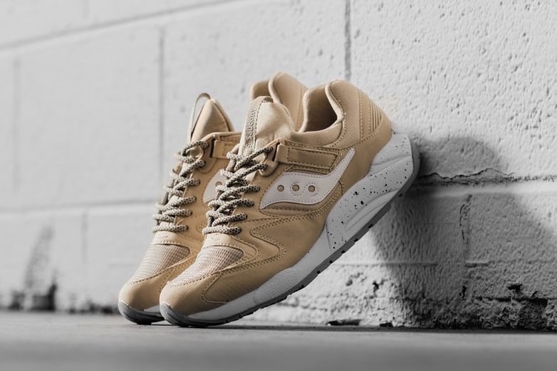 Saucony Grid 9000 Wheat Tan