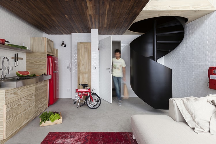 This Spiral Staircase Is Perfect for Micro-Living