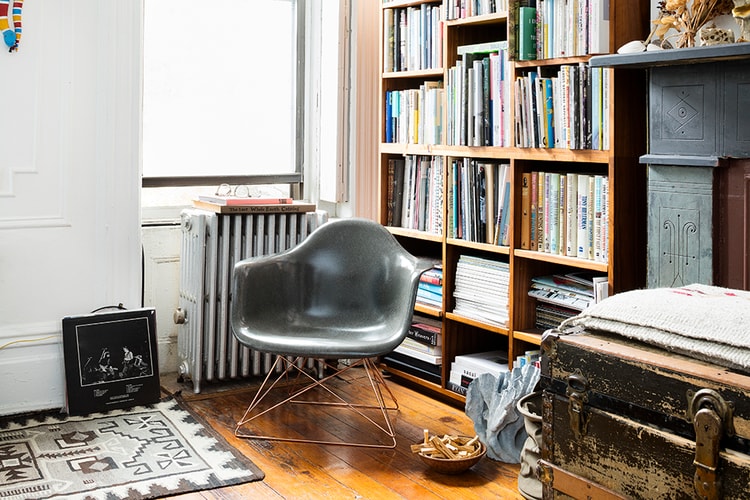 STÜSSY Livin' GENERAL STORE Taps Modernica for a Fiberglass Arm Shell Chair