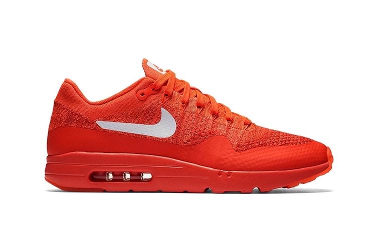 The Nike Air Max 1 Ultra Flyknit "Bright Crimson" Is an Easy Pick for This Summer