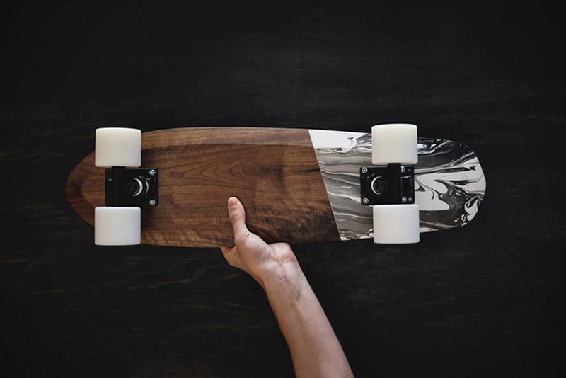 Tom Wilhelm Marbled Paint Etsy Cruiser Skateboards