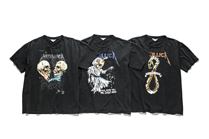 Verfijnen vervorming interieur UNUSED x BEAUTY & YOUTH Metallica-Inspired T-Shirt Collection | Hypebeast
