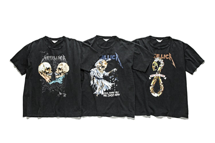UNUSED and BEAUTY & YOUTH Link up to Create a Metallica-Inspired T-Shirt Collection