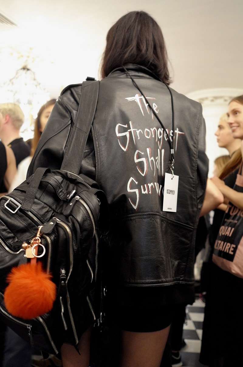 Backstage at Vetements 2017 Spring Summer Collection
