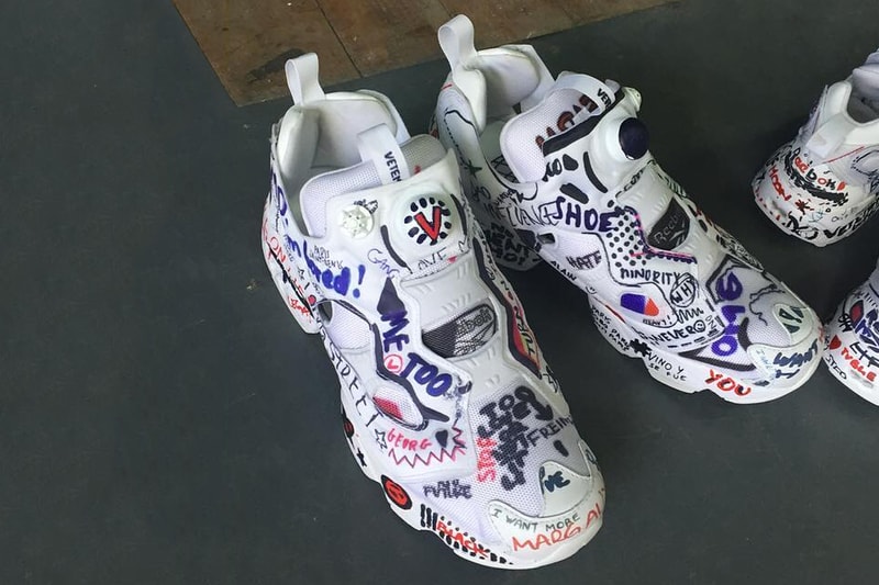 Vetements Reebok Instapump Fury