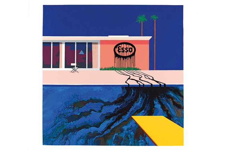 Zevs Targets Oil Companies in Solo Exhibition