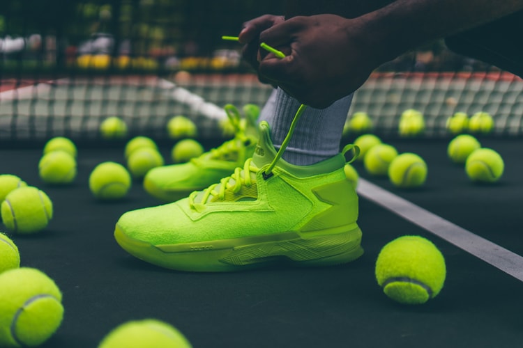 adidas D Lillard 2 Receives the "Tennis Ball" Treatment