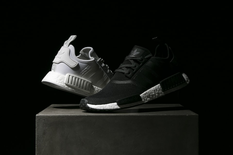 adidas NMD R1 Reflective Black and White | Hypebeast