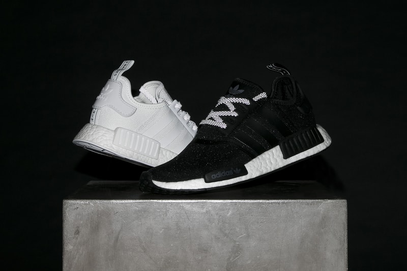 adidas Originals NMD R1 Reflective Black and White