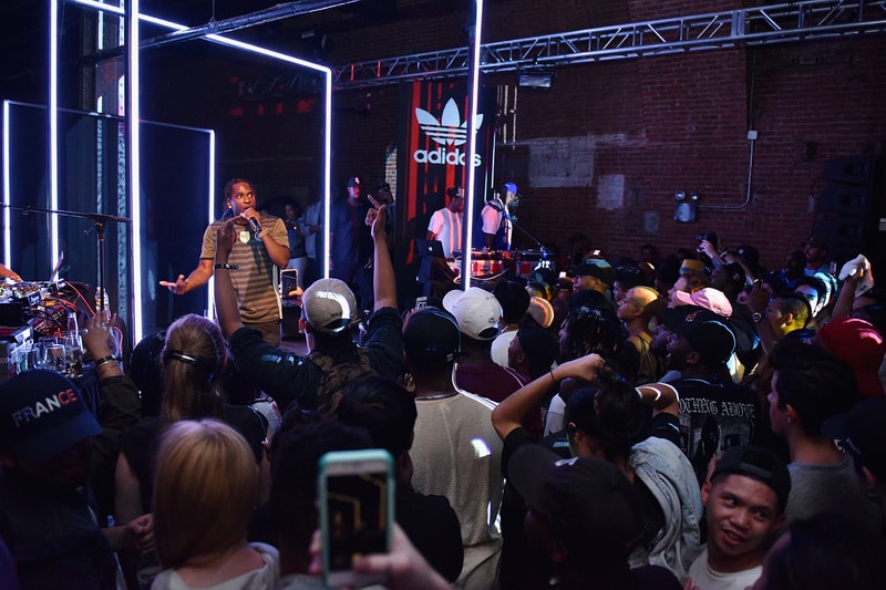 Pusha T & Desiigner Perform at The Tunnel for adidas