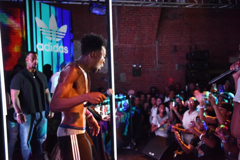 Pusha T & Desiigner Perform at The Tunnel for adidas